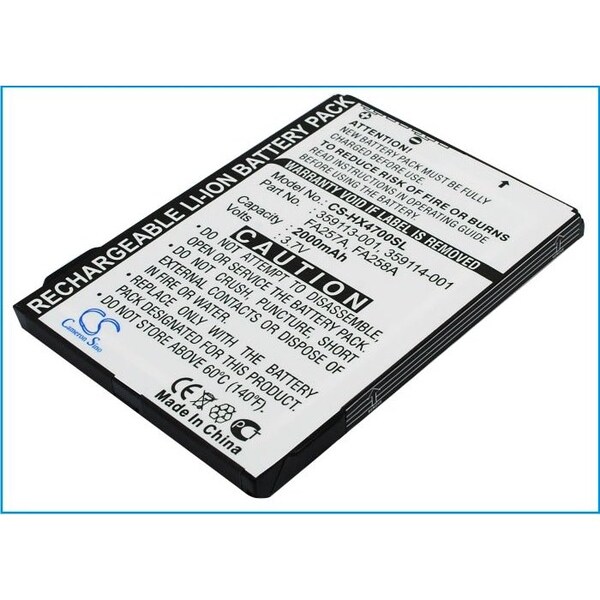 Bsc Preferred HP iPAQ HX4700 iPAQ HX4705 iPAQ HX4715 iPAQ HX4800 PDA Replacement Battery CS-HX4700SL - main